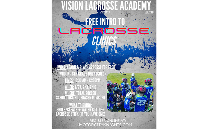 FREE INTRO TO LACROSSE CLINIC
