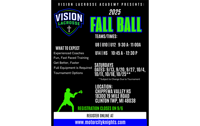 Fall Ball Registration Is Open